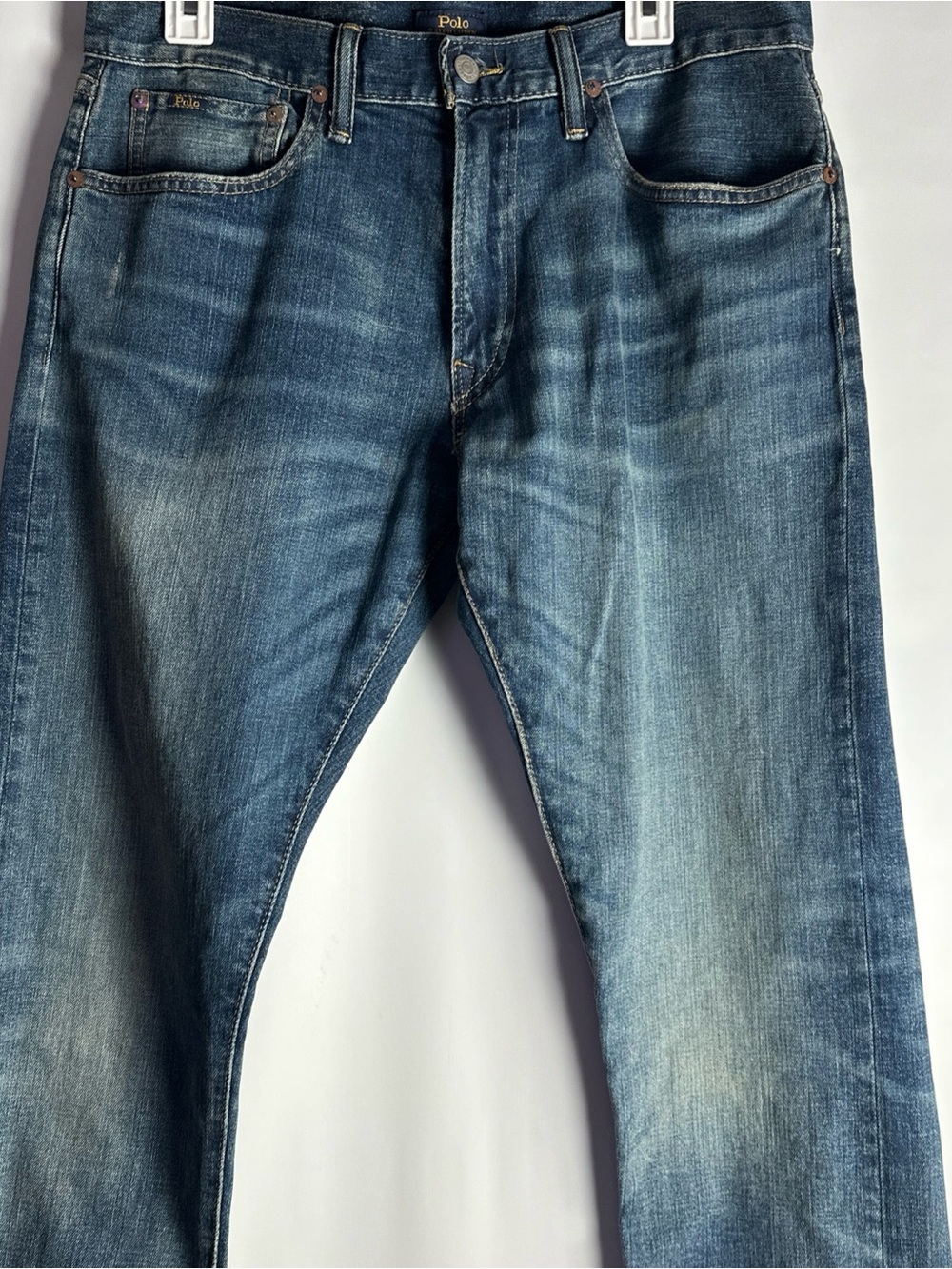 Ralph Lauren Polo Men’s Blue Washed Sullivan Slim Jeans